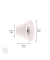 WAGNER design yourself Garderobenhaken TULIP GH 0313 mit 1 Haken grau