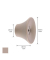 WAGNER design yourself Garderobenhaken TULIP GH 0322 mit 1 Haken taupe