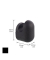 WAGNER design yourself Garderobenhaken PILL WH 0401 mit 1 Haken schwarz