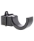 WAGNER design yourself Garderobenhaken WH 2097 mit 1 Haken schwarz