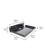 WAGNER design yourself Wandhalterung WH 2088 schwarz