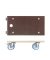 WAGNER design yourself Transportroller MAXGRIP Power MM 1341 braun 30,0 x 57,5 x 150,0 cm bis 500,0 kg