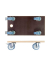 WAGNER design yourself Transportroller MAXGRIP Power MM 1341 braun 30,0 x 57,5 x 150,0 cm bis 500,0 kg
