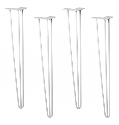 4 WAGNER design yourself HAIRPIN ST 8276 Tischbeine grau