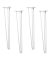 4 WAGNER design yourself HAIRPIN ST 8276 Tischbeine grau
