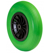 Schubkarrenrad Vollgummi RO 8402 grün