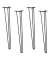4 WAGNER design yourself HAIRPIN ST 8271 Tischbeine schwarz