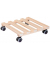 WAGNER design yourself Pflanzenroller GH 0438 Holz buche quadratisch 34,0 x 8,0 cm