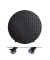 WAGNER design yourself Pflanzenroller GH 7006 Metall schwarz rund 38,0 x 7,5 cm