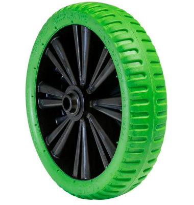 WAGNER design yourself Schubkarrenrad Vollgummi RO 8332 grün