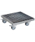 WAGNER design yourself Pflanzenroller GH 7015 Metall silber quadratisch 29,0 x 9,5 cm