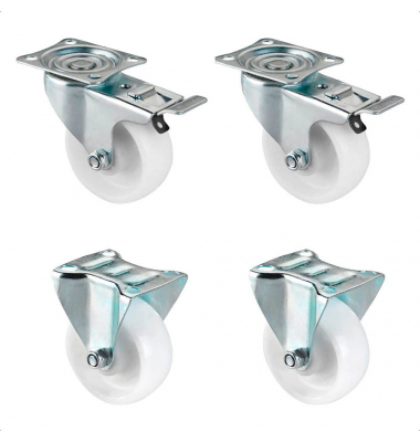 WAGNER design yourself Transportgeräte-Lenkrolle MM 0075 weiß