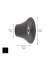 WAGNER design yourself Garderobenhaken TULIP GH 0302 mit 1 Haken schwarz