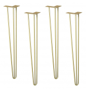 4 WAGNER design yourself HAIRPIN ST 8275 Tischbeine gold