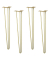 4 WAGNER design yourself HAIRPIN ST 8275 Tischbeine gold