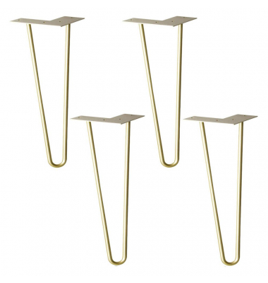 4 WAGNER design yourself HAIRPIN ST 8245 Tischbeine gold