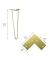 4 WAGNER design yourself HAIRPIN ST 8245 Tischbeine gold