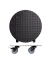 WAGNER design yourself Pflanzenroller GH 7007 Metall schwarz rund 30,0 x 7,5 cm