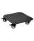 WAGNER design yourself Pflanzenroller GH 7008 Metall schwarz quadratisch 29,0 x 7,5 cm