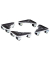 WAGNER design yourself Transportroller MM 1199 schwarz 17,0 x 23,0 x 5,0 cm bis 250,0 kg