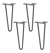 4 HAIRPIN ST 8240 Tischbeine schwarz