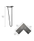 4 WAGNER design yourself HAIRPIN ST 8240 Tischbeine schwarz