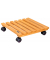 WAGNER design yourself Pflanzenroller NATURE GH 0835 Holz hellbraun quadratisch 35,0 x 8,0 cm