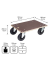 WAGNER design yourself Transportroller MAXGRIP Heavy Duty MM 1148 braun 59,0 x 78,0 x 26,0 cm bis 750,0 kg