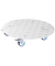 WAGNER design yourself Pflanzenroller GH 7002 Metall silber rund 38,0 x 7,5 cm