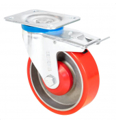 WAGNER design yourself Schwerlast-Lenkrolle RO 0225 rot