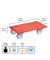 WAGNER design yourself Transportroller MM 1396 braun 30,0 x 57,5 x 14,0 cm bis 400,0 kg
