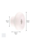 WAGNER design yourself Garderobenhaken DOT GH 0214 mit 1 Haken grau