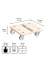 WAGNER design yourself Transportroller MM 1353 birke 29,0 x 29,0 x 8,6 cm bis 250,0 kg