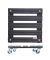 WAGNER design yourself Pflanzenroller WPC GH 0520 Kunststoff anthrazit quadratisch 29,0 x 7,5 cm