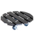 WAGNER design yourself Pflanzenroller WPC GH 0525 Kunststoff anthrazit rund 29,0 x 7,5 cm