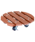 WAGNER design yourself Pflanzenroller WPC GH 0535 Kunststoff braun rund 29,0 x 7,5 cm