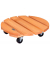 WAGNER design yourself Pflanzenroller TOSCANA GH 0163 Holz hellbraun rund 38,0 x 10,5 cm