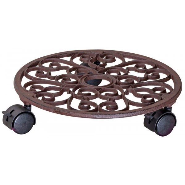 4001073493214 - Pflanzenroller ANTIK GH 0925 Metall dunkelbraun rund 290 x 65 cm 4001073493214 WAGNER design yourself 4001073493214 - Pflanzenroller ANTIK GH 0925 Metall dunkelbraun rund 290 x 65 cm 4001073493214 WAGNER design yourself
