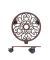 WAGNER design yourself Pflanzenroller ANTIK GH 0925 Metall dunkelbraun rund 29,0 x 6,5 cm