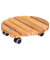WAGNER design yourself Pflanzenroller GH 0262 Holz hellbraun rund 34,0 x 8,0 cm