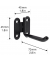 WAGNER design yourself Wandhalterung WH 2091 schwarz