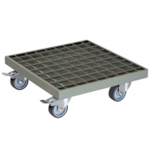 Pflanzenroller GH 0716 Metall grau quadratisch 29,0 x 9,5 cm