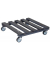 WAGNER design yourself Pflanzenroller GH 0412 Holz anthrazit quadratisch 38,0 x 9,5 cm