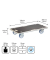 WAGNER design yourself Transportroller MM 1345 braun 36,5 x 74,0 x 14,5 cm bis 300,0 kg