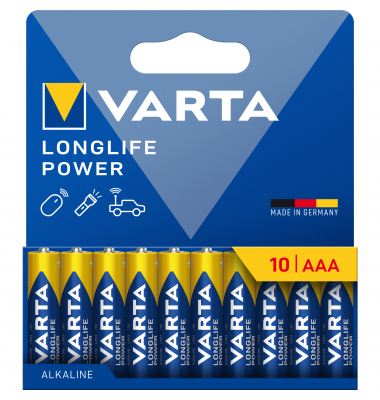 Batterie Longlife Power, AAA / Micro / LR03, 1,5 Volt Batterie Longlife Power, AAA / Micro / LR03, 1,5 Volt
