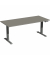 Schreibtisch Elevate Basic, elektrisch höhenverstellbar, 73-123cm (H), 180x80cm (BxT), rechteckig, onyx / anthrazit