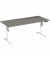Schreibtisch Elevate Basic, elektrisch höhenverstellbar, 73-123cm (H), 180x80cm (BxT), rechteckig, onyx / weiß
