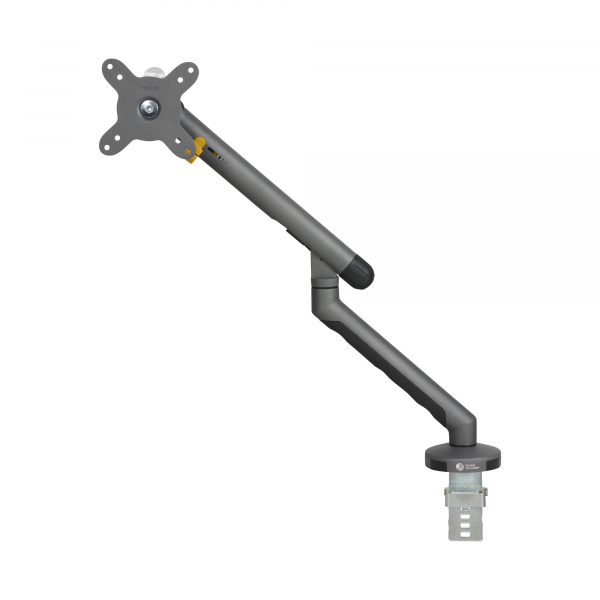 8719274677000 - Monitorarm BakkerElkhuizen BE Flexible für 1 Monitor bis 10 kg dreh- neig- und schwenkbar 80 mm Klemmweite VESA-komaptibel ergonomisch Höhenverstellbar von 170 bis 582 mm dunkelgrau schwarz