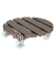 WAGNER design yourself Pflanzenroller WPC GH 0556 Kunststoff taupe rund 38,5 x 11,0 cm
