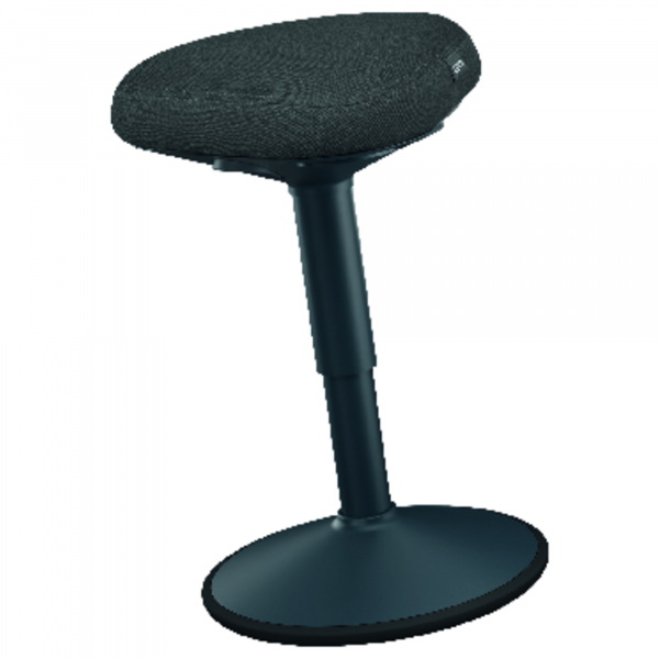 4002432138418 - Sitzhocker Ergo Active ergonomisch höhenverstellbar dreieckiger Komfortsitz Schaumpolsterung Tragegriff bis 100 kg dunkelgrau